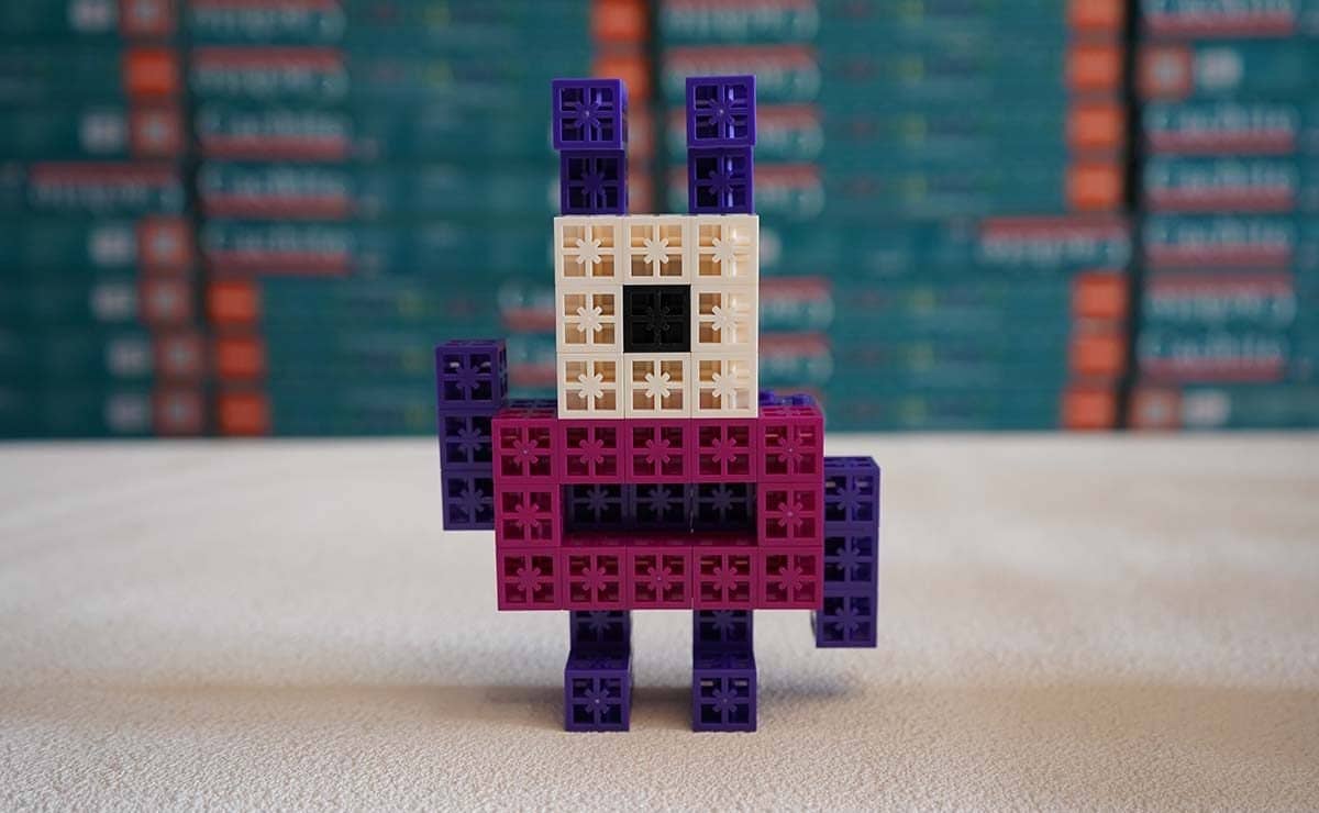 3D cubic toys designed for cartons