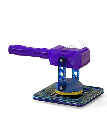 The Canon Gun for Supercar Bricks