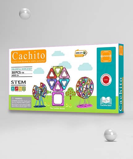 Magnetic bricks designed for carnival games and fun activities