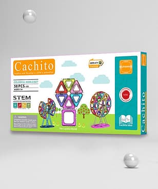 Magnetic bricks designed for carnival games and fun activities