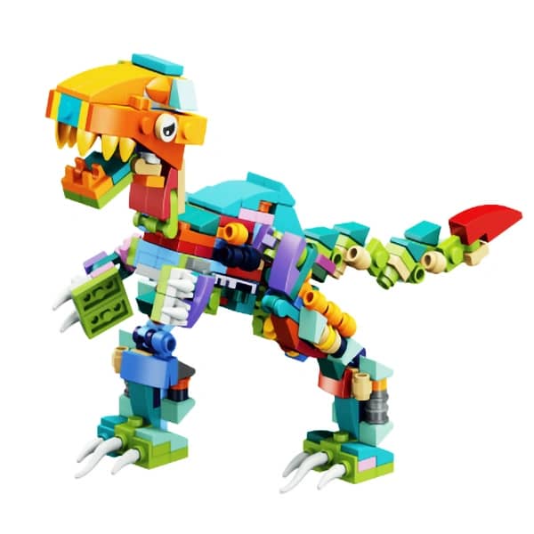 Set of Jurassic World dinosaur toys—including T‑rex, Velociraptor and Brachiosaurus