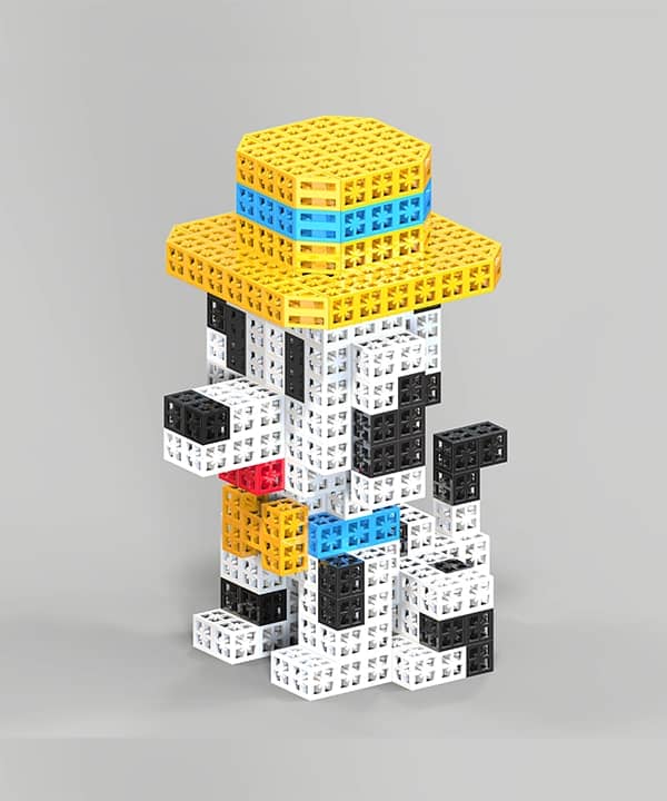 Puppy Toys for Kids, Made from Magic Bricks