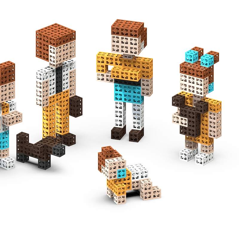 The Cachito Toy Family: A Fun and Educational Family Set Made from Interlocking Bricks