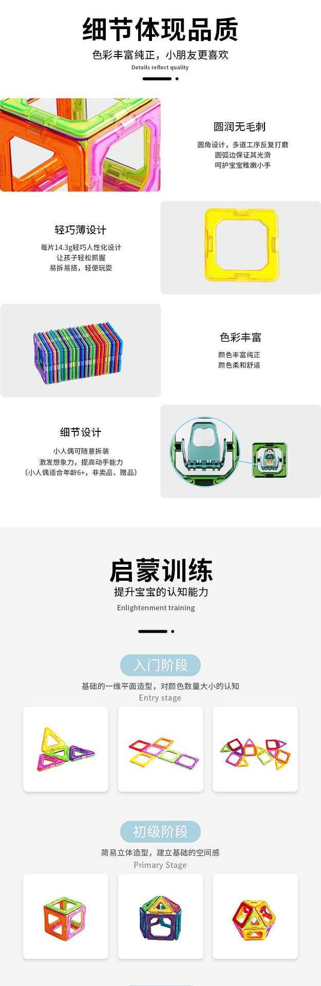 Automobile Magnetic Building Bricks