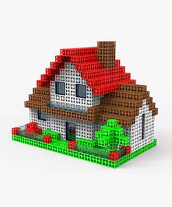 building blocks house toy